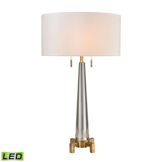 Bedford 30'' High 2-Light Table Lamp - Aged Brass