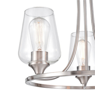 Ashford 3-Light Chandelier Ceiling - Brushed Nickel