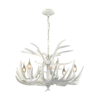 Big Sky 25'' Wide 6-Light Chandeliers - White