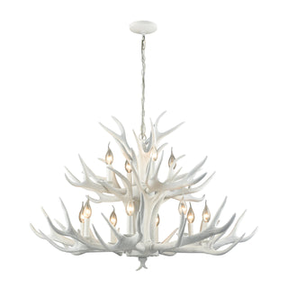 Big Sky 39'' Wide 12-Light Chandelier - White