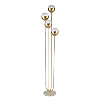 Haute Floreal 70'' 4-Light Floor Lamp - Gold