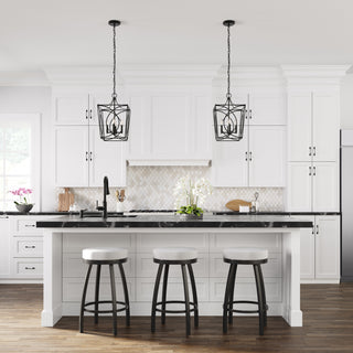 Tracy 4-Light Pendant light Matte Black