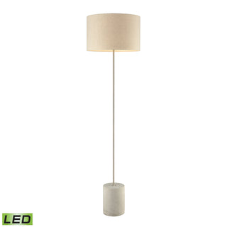 Katwijk 64'' High 1-Light Floor Lamp - Nickel - Includes LED Bulb