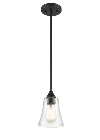 Caily 1-Light Pendant light Matte Black