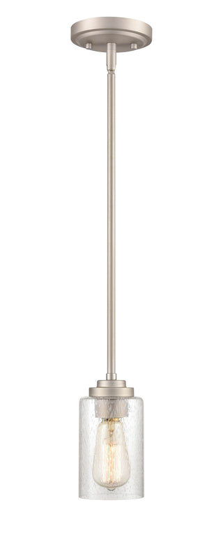 Moven 1-Light Mini-Pendant - Satin Nickel