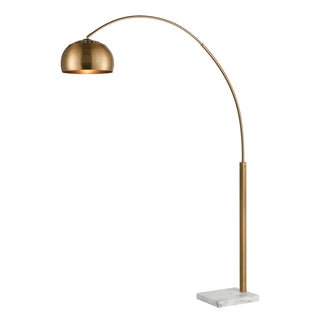 Solar Flair 77'' Floor Lamp - Aged Brass