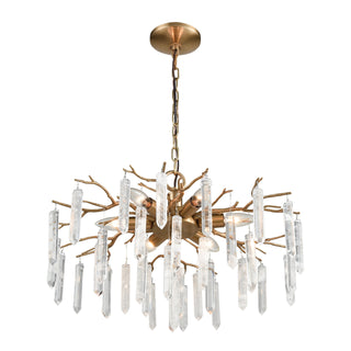 Kvist 22'' Wide 6-Light Chandelier - Cafe Bronze