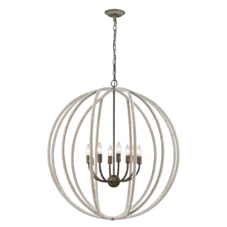 Lasso 32'' Wide 8-Light Pendant - Gray