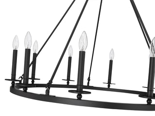 Florence 1 - Light Chandelier Ceiling Light Matte Black