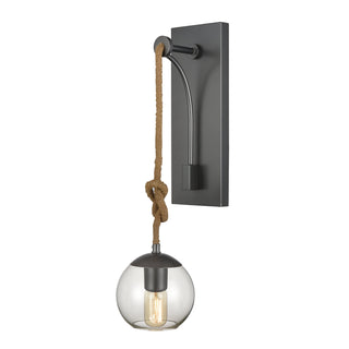 Haute Collar 22'' High 1-Light Sconce - Pewter