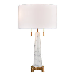 Rocket 27'' Table Lamp - Aged Brass