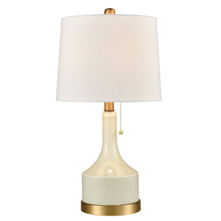 Small But Strong 21'' High 1-Light Table Lamp - White