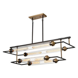 North By North East 40'' Wide 8-Light Linear Chandeliers - Oil Rubbed Bronze