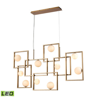 Amazed 51'' Wide 7-Light Linear Chandeliers - Aged Brass