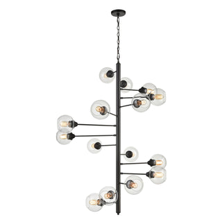 Composition 38.75'' Wide 15-Light Chandelier - Oil Rubbed Bronze