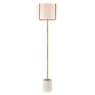 Trussed 63'' High 1-Light Floor Lamp - White