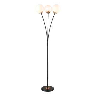 Boudreaux 64'' High 3-Light Floor Lamp - Matte Black