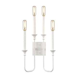 Edward 33'' High 2-Light Sconce - Matte White