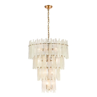 Brinicle 26'' Wide 18-Light Chandeliers - Aged Brass