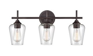 Ashford 3-Light Vanity - Rubbed Bronze