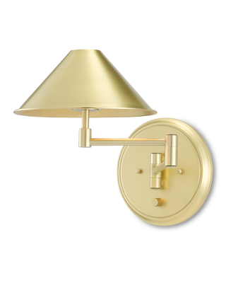 Seton Brass Swing-Arm Wall Sconce