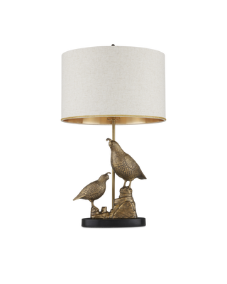 Codorniz Brass Table Lamp