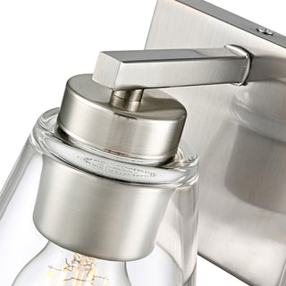 Strayhan 6.75" High 1-Light Wall Sconce - Brushed Nickel