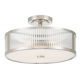 Ardezia 15.75" Wide 3-Light Semi-Flush Mount