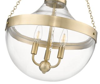 Clarra 3-Light Pendant light Modern Gold
