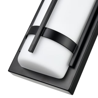 Outdoor Wall Sconce LED Powder Coated Black