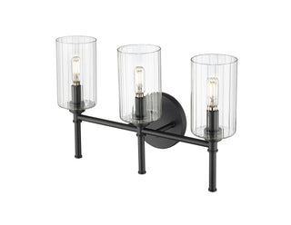 Chastine 3-Light Vanity Matte Black