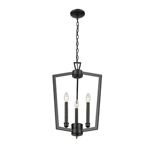 Lizabeth 3-Light Pendant light Matte Black