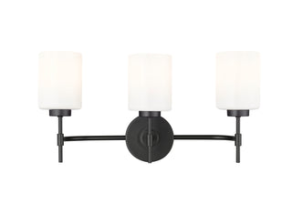 Keylee 22" Wide 3-Light Vanity - Matte Black