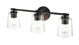 3-Light Vanity Matte Black