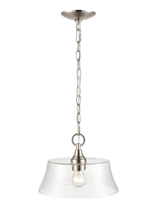 Caily 1-Light Pendant light Brushed Nickel