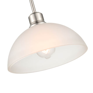 Amberle 1-Light Pendant light Brushed Nickel