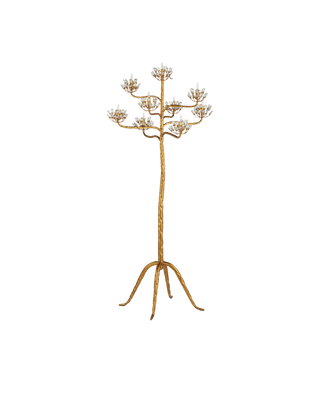 Agave Americana Gold Floor Lamp