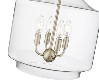 Mahannah 4-Light Pendant Light Modern Gold