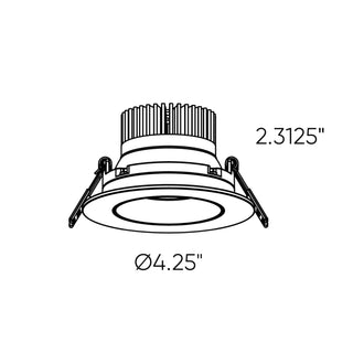 DALS CONNECT PRO Smart 3.5'' gimbal recessed downlight BLE mesh