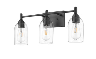Arlett 3-Light Vanity Matte Black