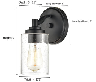 1-Light Wall Sconce Chrome