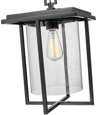 Adair 1-Light Outdoor Hanging Lantern Powder Coated Black