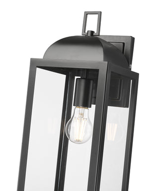 Beaufort 17.75" High 1-Light Outdoor Wall Sconce - Powder Coated Black