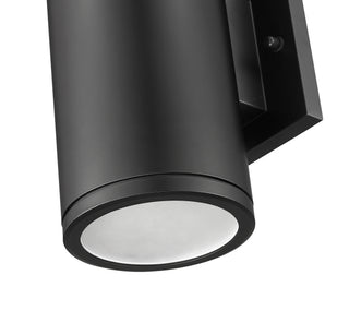 Vegas 1-Light Outdoor Wall Sconce Powder Coated Black
