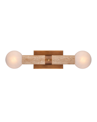 Beatrix Beige Bath Wall Sconce