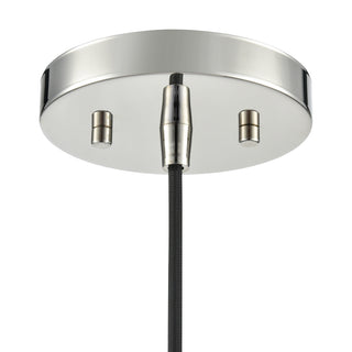 Khrisa 12.75" Wide 1-Light Pendant - Polished Nickel