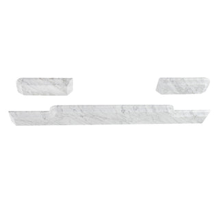 Pemberton 30 Inch Vanity Sink Top in Carrara White
