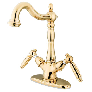 Heritage Vessel Faucet in Polished Brass
