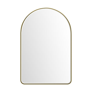 Rohe 24" Arched Mirror, Champagne Brass