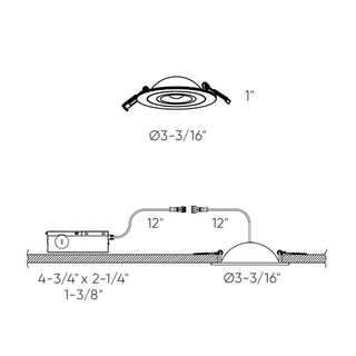 Flat LED Recessed Gimbal
